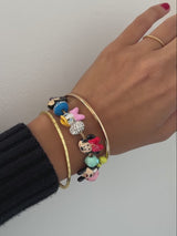 BaubleBar Disney Friends Forever Charm Bracelet - Disney Mickey & Friends Charm Bracelet - 
    Multicolored pull-tie bracelet
  
