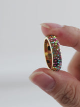 BaubleBar  - 
    Multicolored pavé ring
  
