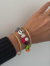 BaubleBar Disney Nightmare Before Christmas Friends Forever Charm Bracelet - Tim Burton's The Nightmare Before Christmas Charm Bracelet - 
    Multicolored pull-tie bracelet
  
