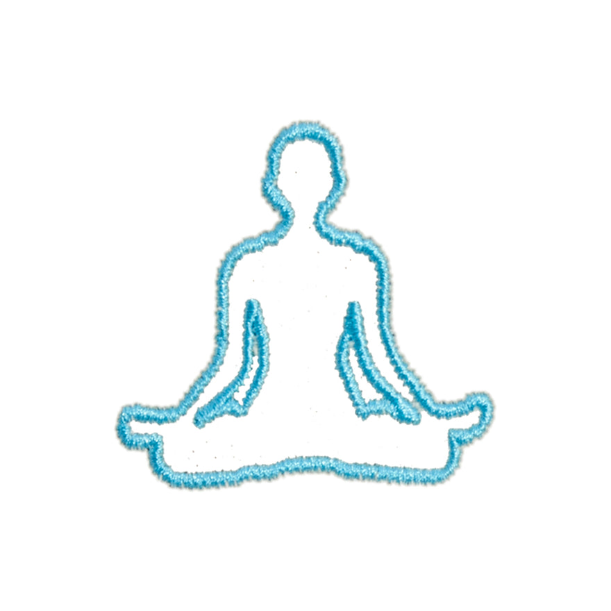 Blue Yoga Icon