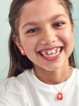 BaubleBar Disney Princess Kids' Jewelry Set - Ariel - Disney Princess clip-on earrings and necklace
