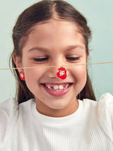 BaubleBar Disney Princess Kids' Jewelry Set - Ariel - Disney Princess clip-on earrings and necklace