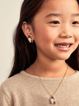 BaubleBar Disney Princess Kids' Jewelry Set - Belle - 
    Disney Princess clip-on earrings and necklace
  
