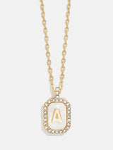 BaubleBar A - 
    Initial pendant necklace
  
