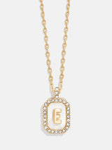 BaubleBar E - 
    Initial pendant necklace
  
