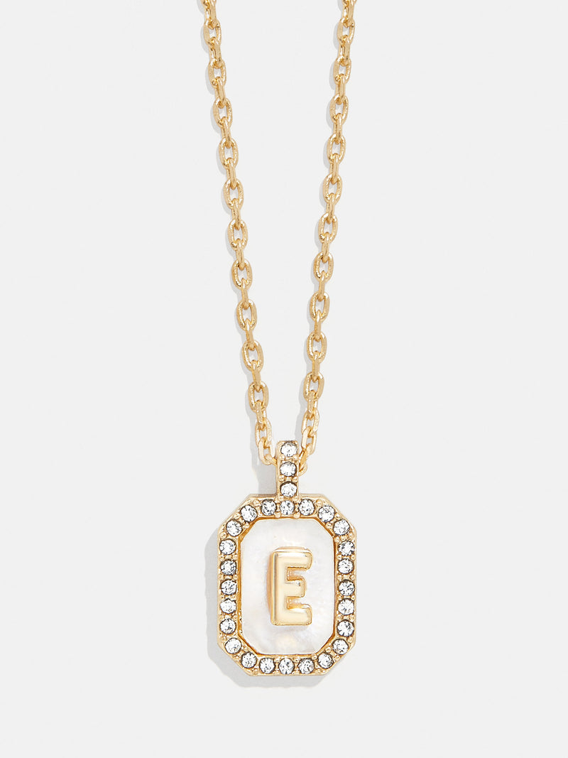 BaubleBar E - 
    Initial pendant necklace
  
