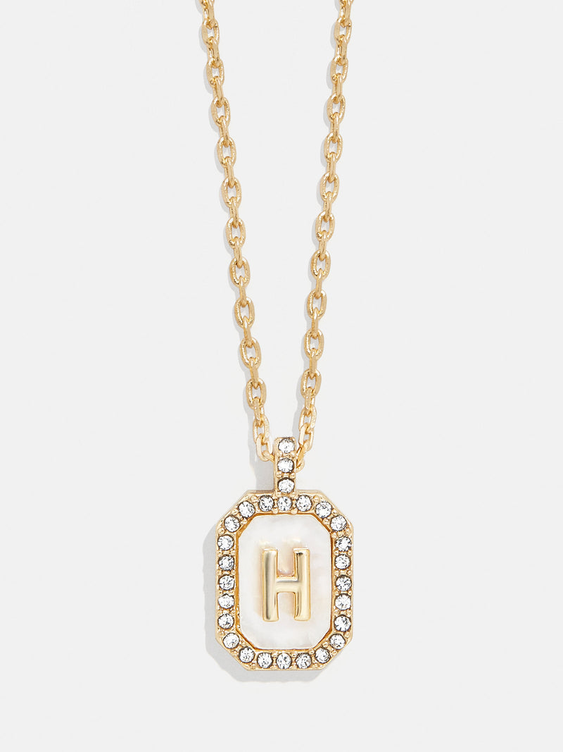 BaubleBar H - 
    Initial pendant necklace
  
