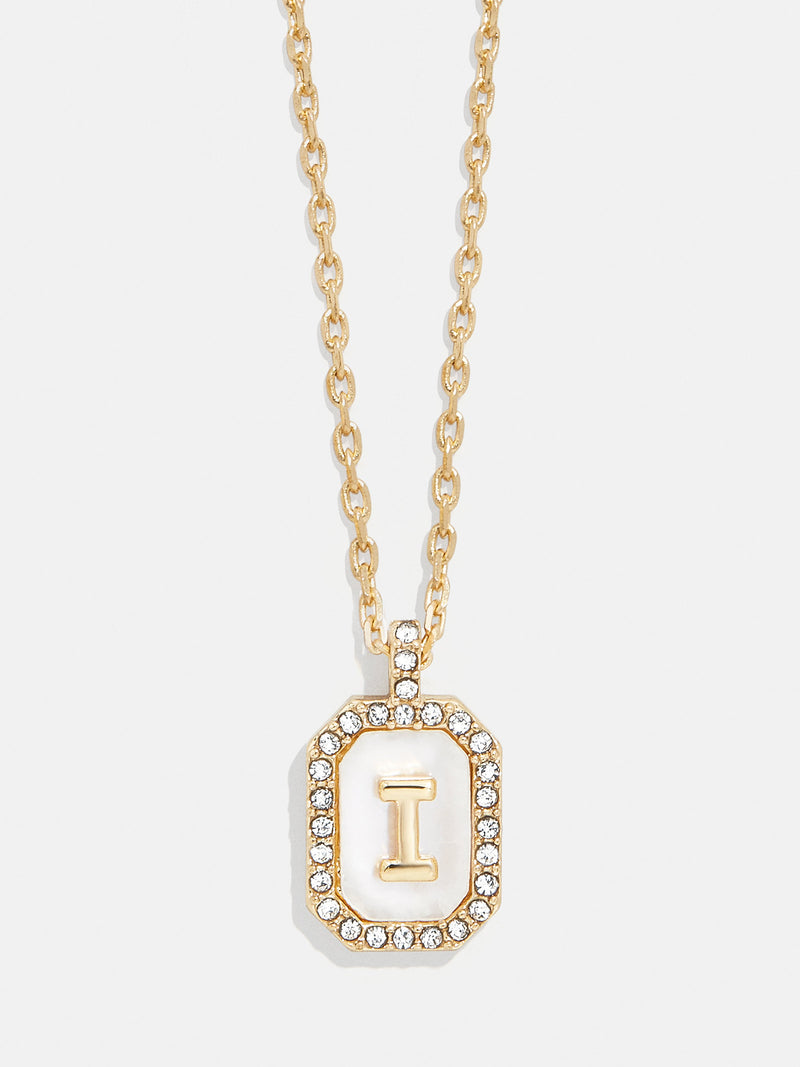 BaubleBar I - 
    Initial pendant necklace
  
