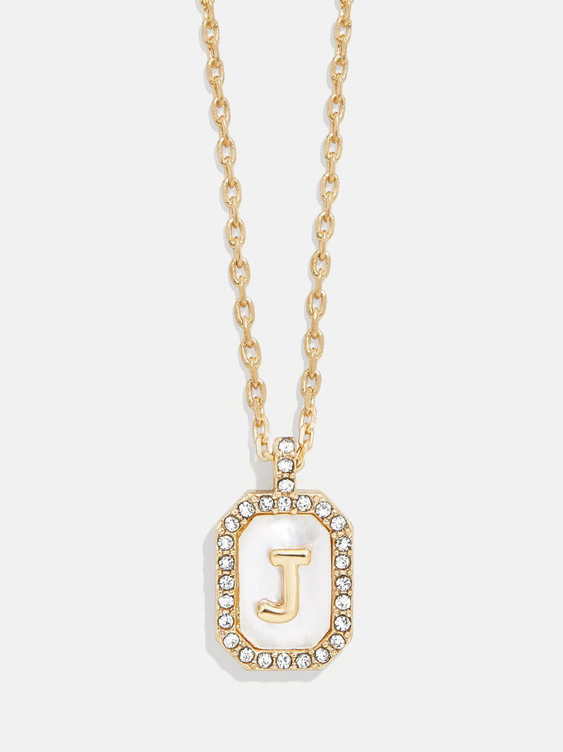 BaubleBar J - 
    Initial pendant necklace
  
