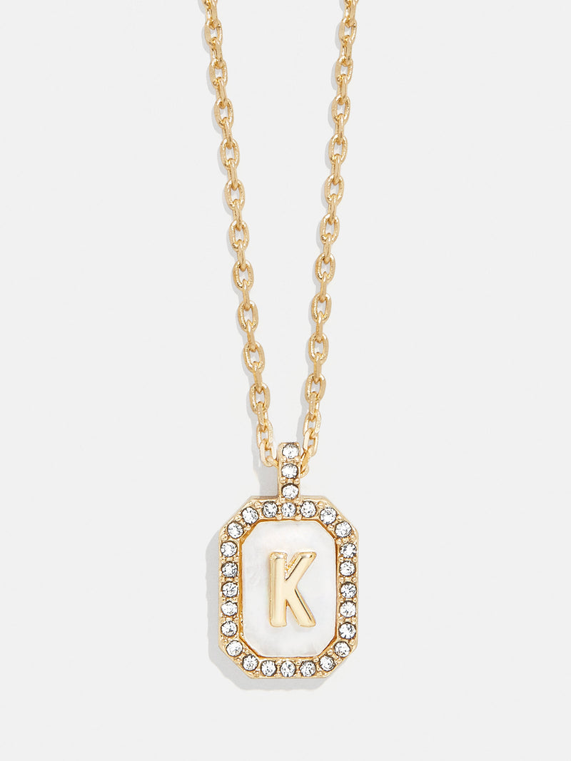 BaubleBar K - 
    Initial pendant necklace
  
