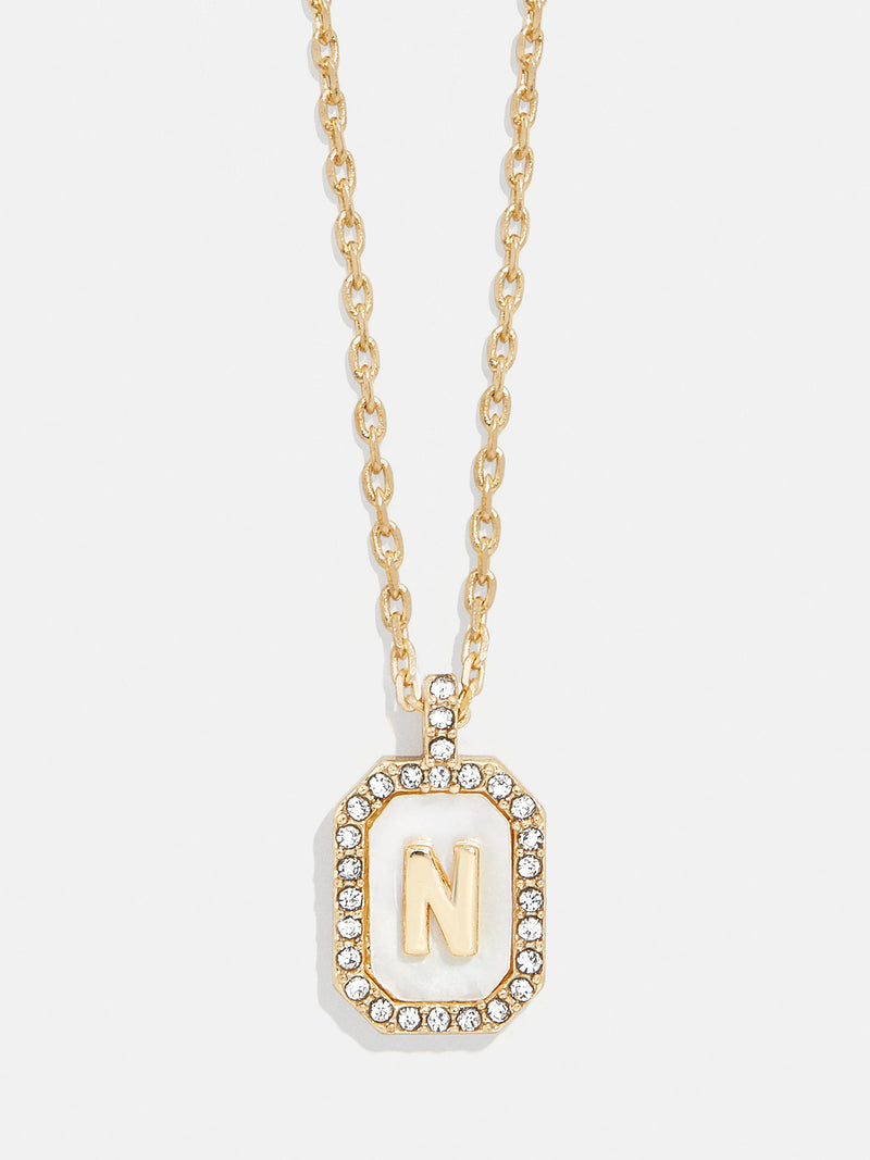 BaubleBar N - 
    Initial pendant necklace
  
