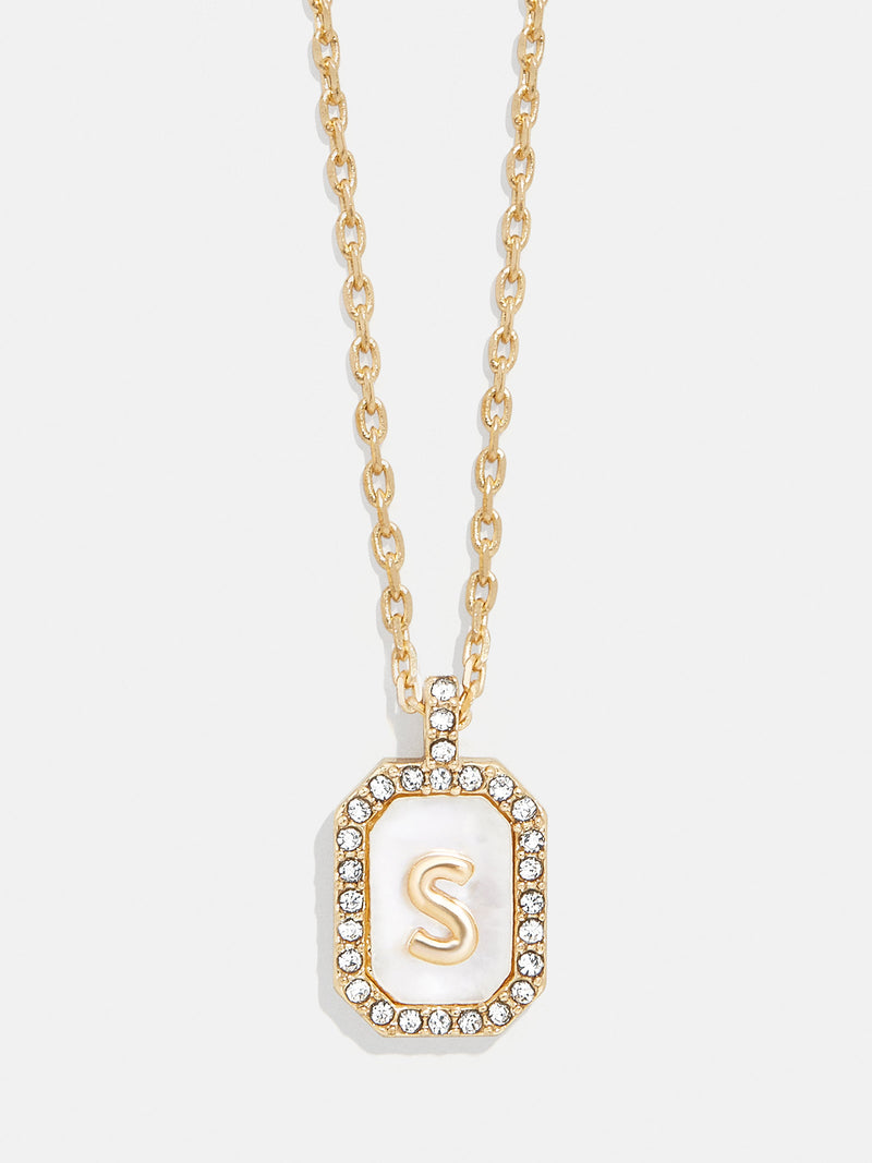 BaubleBar S - 
    Initial pendant necklace
  

