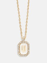 BaubleBar U - 
    Initial pendant necklace
  
