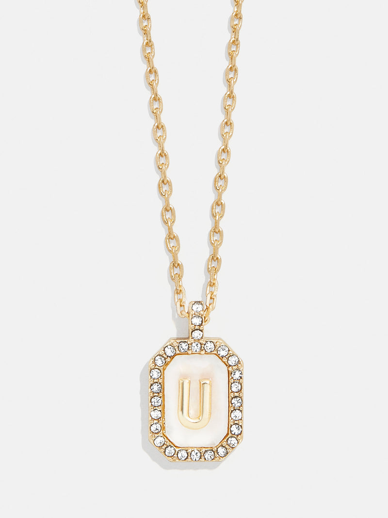 BaubleBar U - 
    Initial pendant necklace
  
