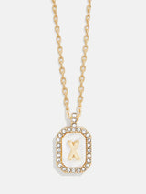 BaubleBar X - 
    Initial pendant necklace
  
