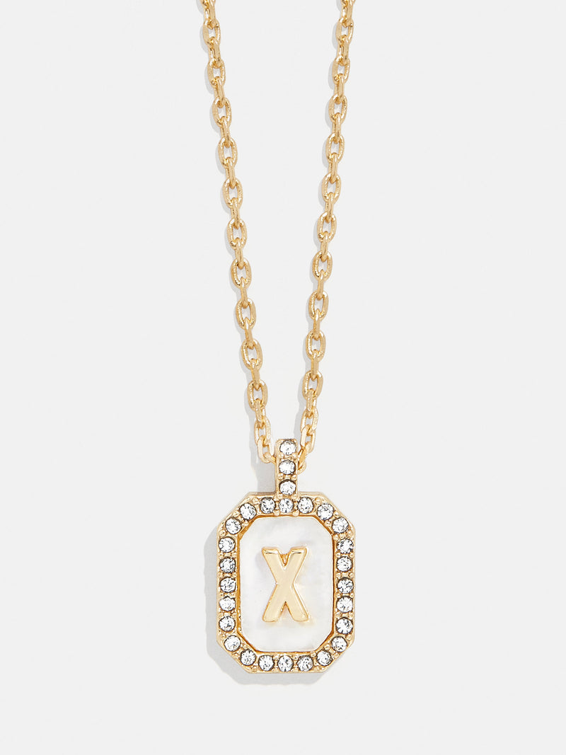 BaubleBar X - 
    Initial pendant necklace
  
