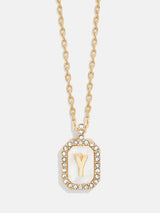 BaubleBar Y - 
    Initial pendant necklace
  
