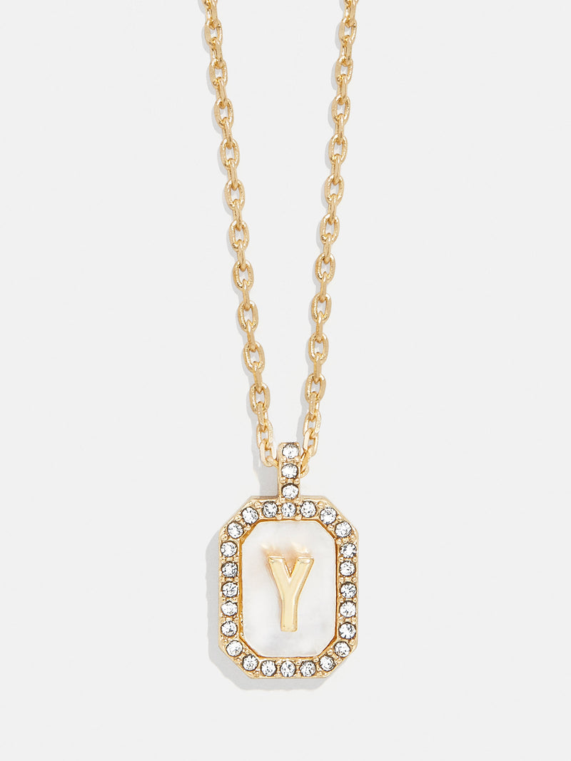 BaubleBar Y - 
    Initial pendant necklace
  
