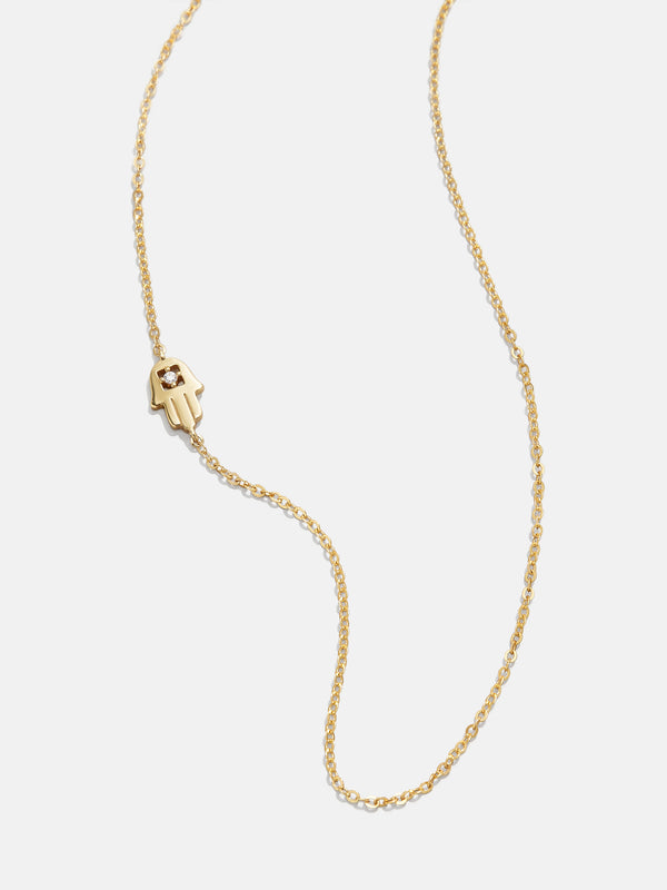 Clover 18K Gold Custom Pendant Necklace - Gold/Pavé – Early Black Friday  Deal: 20% off custom gifts – BaubleBar