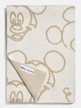 BaubleBar Mickey Mouse Disney Outline Custom Blanket - Natural / Beige - 
    Custom, machine washable blanket
  
