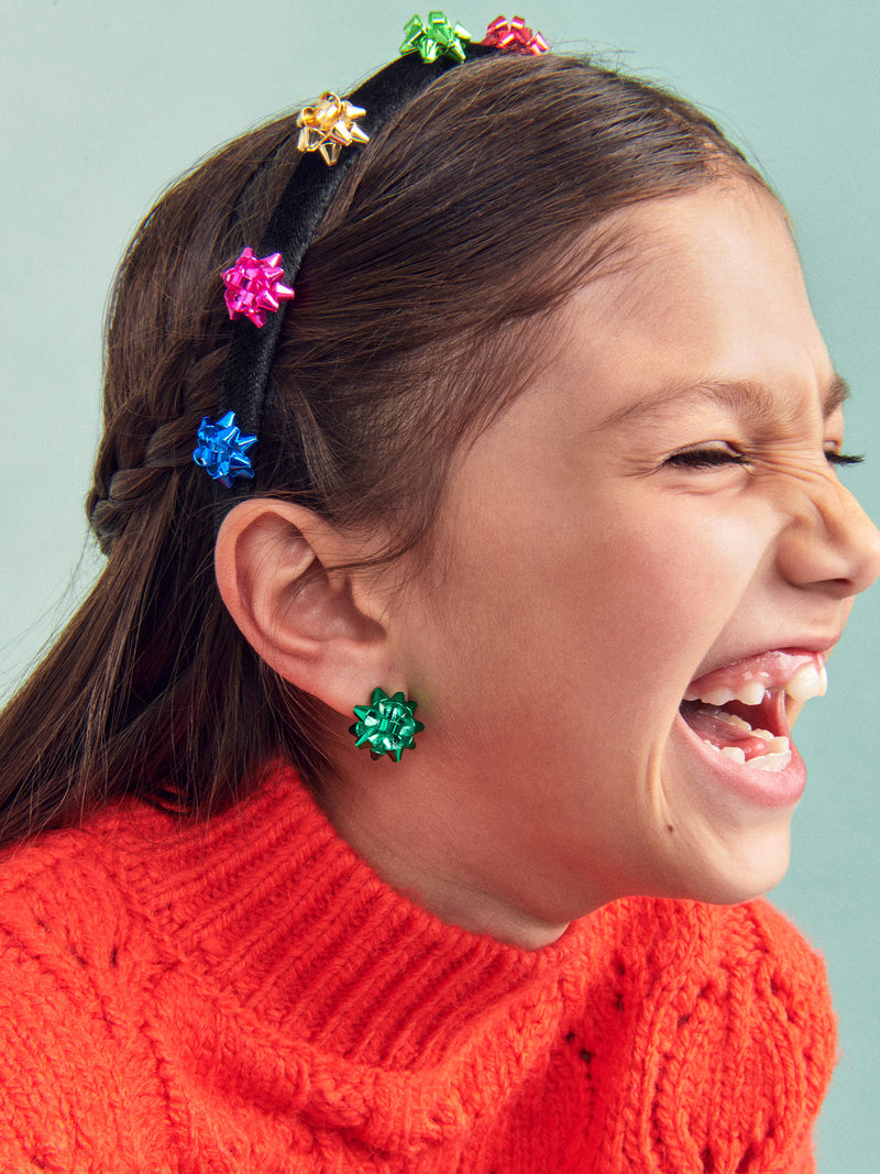 BaubleBar Bowtiful Kids' Headband - Black/Multi - Get Gifting: Enjoy 20% Off​