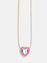 BaubleBar Pink - 
    Kids' heart necklace
  
