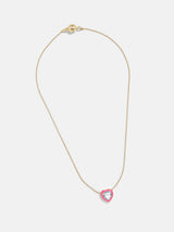 BaubleBar Pink - 
    Kids' heart necklace
  
