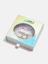 BaubleBar Shade 1 - One set of Santa Claus earrings, one set of Mrs. Claus earrings