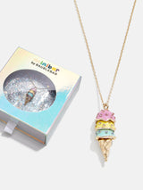 BaubleBar I Scream, You Scream Kids' Necklace - Multi - 
    Magnetic ice cream kids' necklace
  
