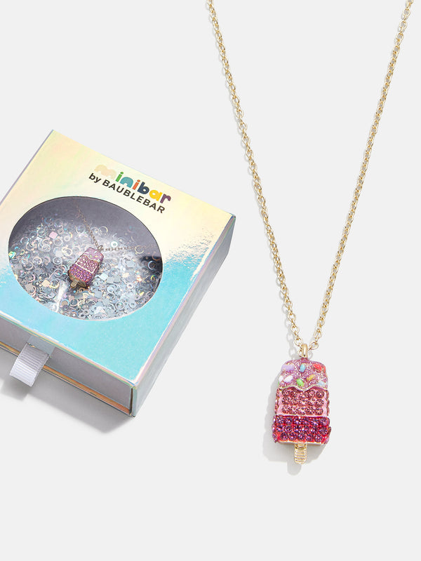Anything is Popsicle Kids' Necklace - Pink