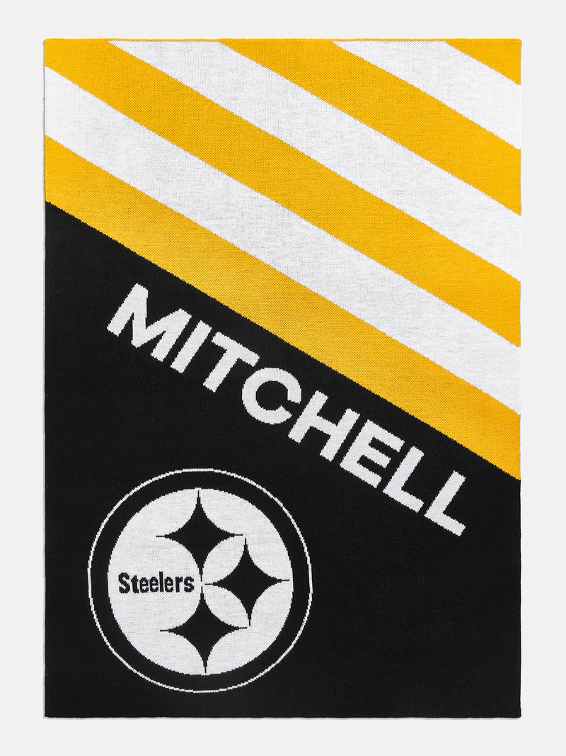 BaubleBar Pittsburgh Steelers NFL Custom Blanket - Pittsburgh Steelers - Get Gifting: Enjoy 20% Off​