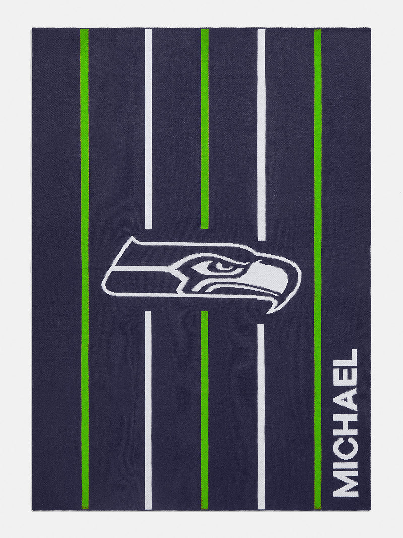 BaubleBar Seattle Seahawks NFL Custom Blanket - Seattle Seahawks - Custom, machine washable blanket