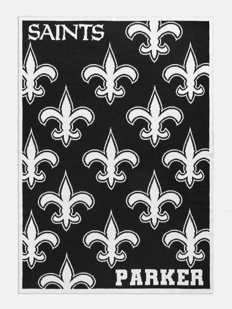 BaubleBar New Orleans Saints NFL Custom Blanket: All Over Print - New Orleans Saints - Enjoy 20% off custom gifts