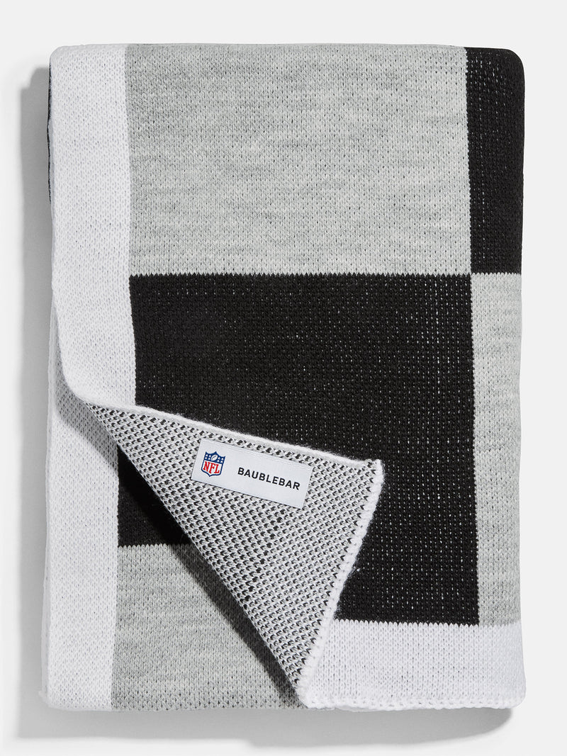 BaubleBar Las Vegas Raiders NFL Custom Blanket - Las Vegas Raiders - Custom, machine washable blanket