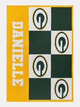 BaubleBar Green Bay Packers NFL Custom Blanket: Checkerboard Print - Green Bay Packers - 
    Custom, machine washable blanket
  
