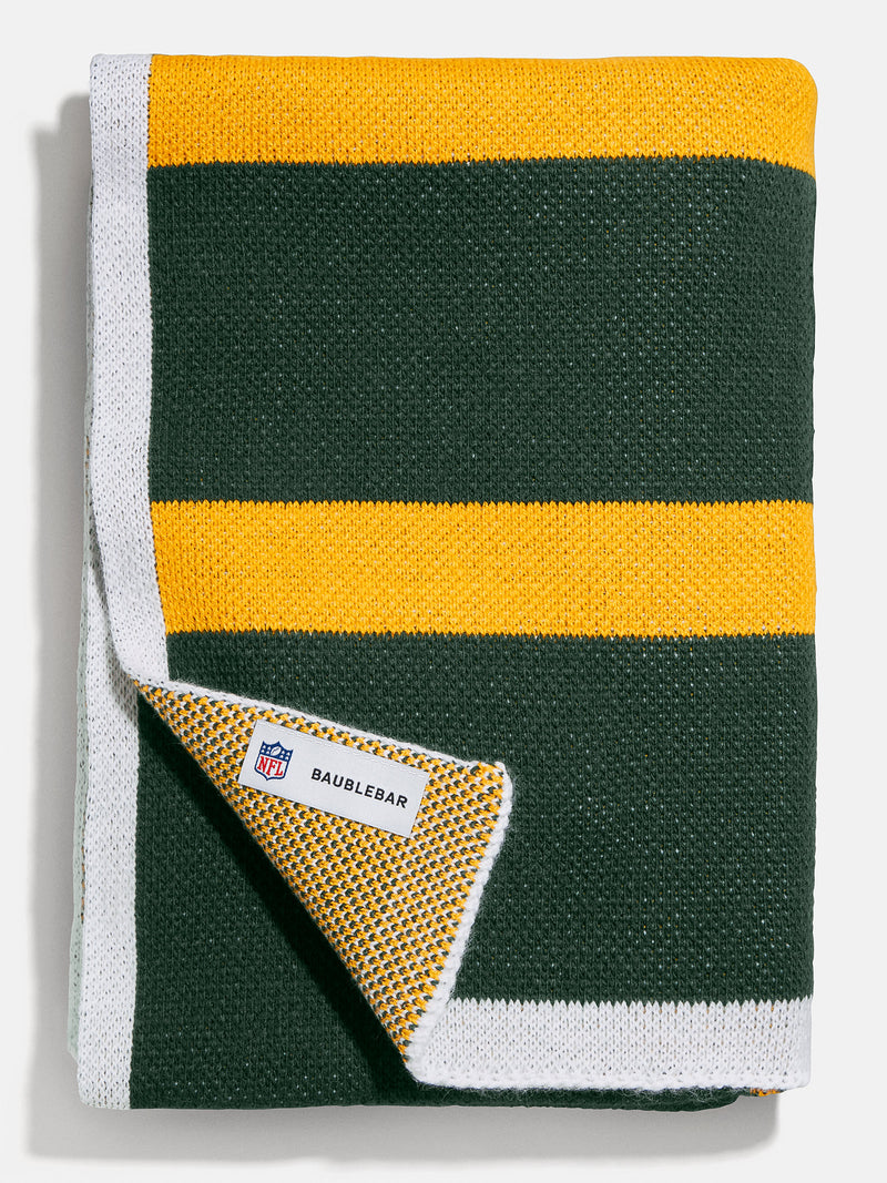 BaubleBar Green Bay Packers NFL Custom Blanket - Green Bay Packers - Custom, machine washable blanket