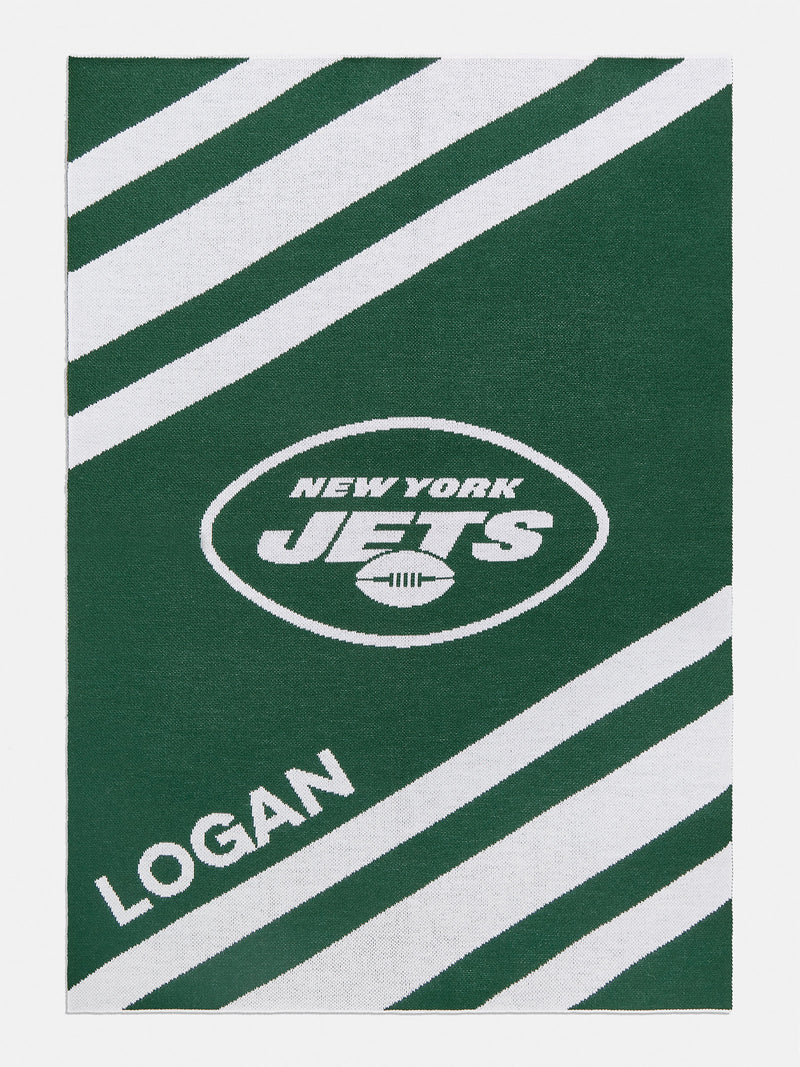 BaubleBar New York Jets NFL Custom Blanket - New York Jets - 
    Custom, machine washable blanket
  
