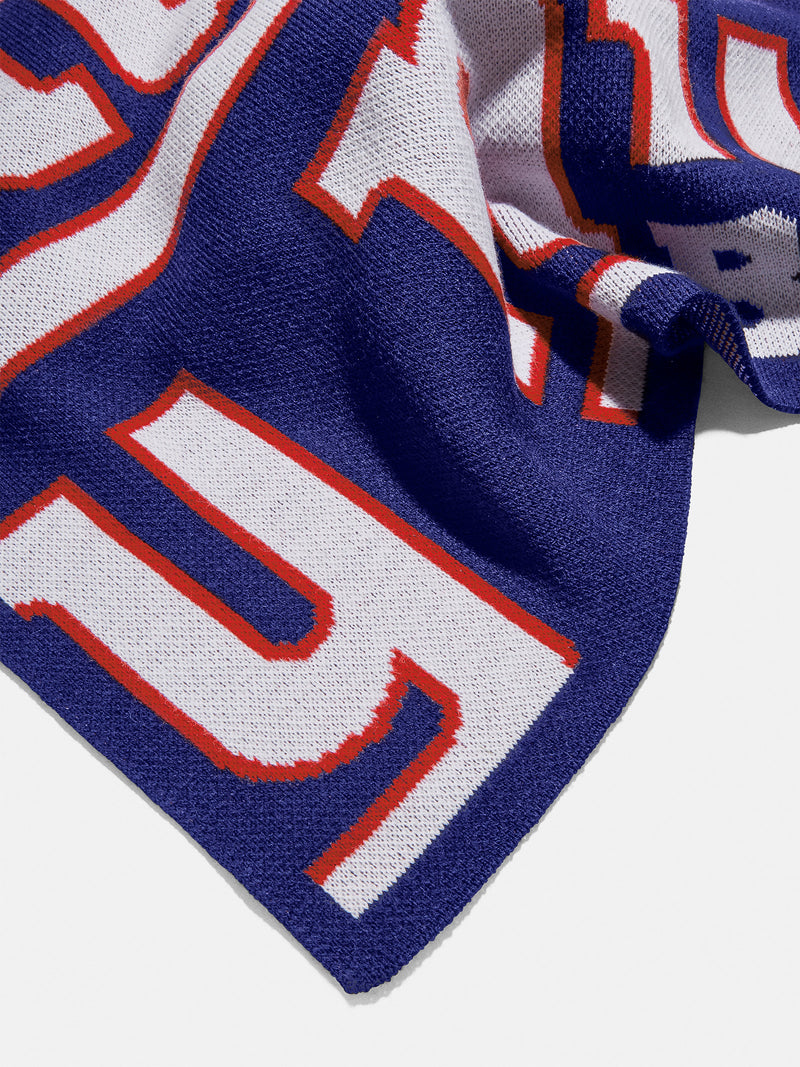 BaubleBar New York Giants NFL Custom Blanket: Navy All Over Print - New York Giants - 
    Custom, machine washable blanket
  

