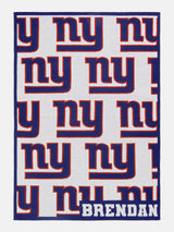 BaubleBar New York Giants NFL Custom Blankets: White All Over Print - New York Giants - Cyber Monday Ends Tonight: Enjoy 20% Off​