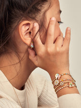 BaubleBar Favorite Things Kids' Pisa Bracelet Set - Favorite Things - Five gold beaded stretch bracelets