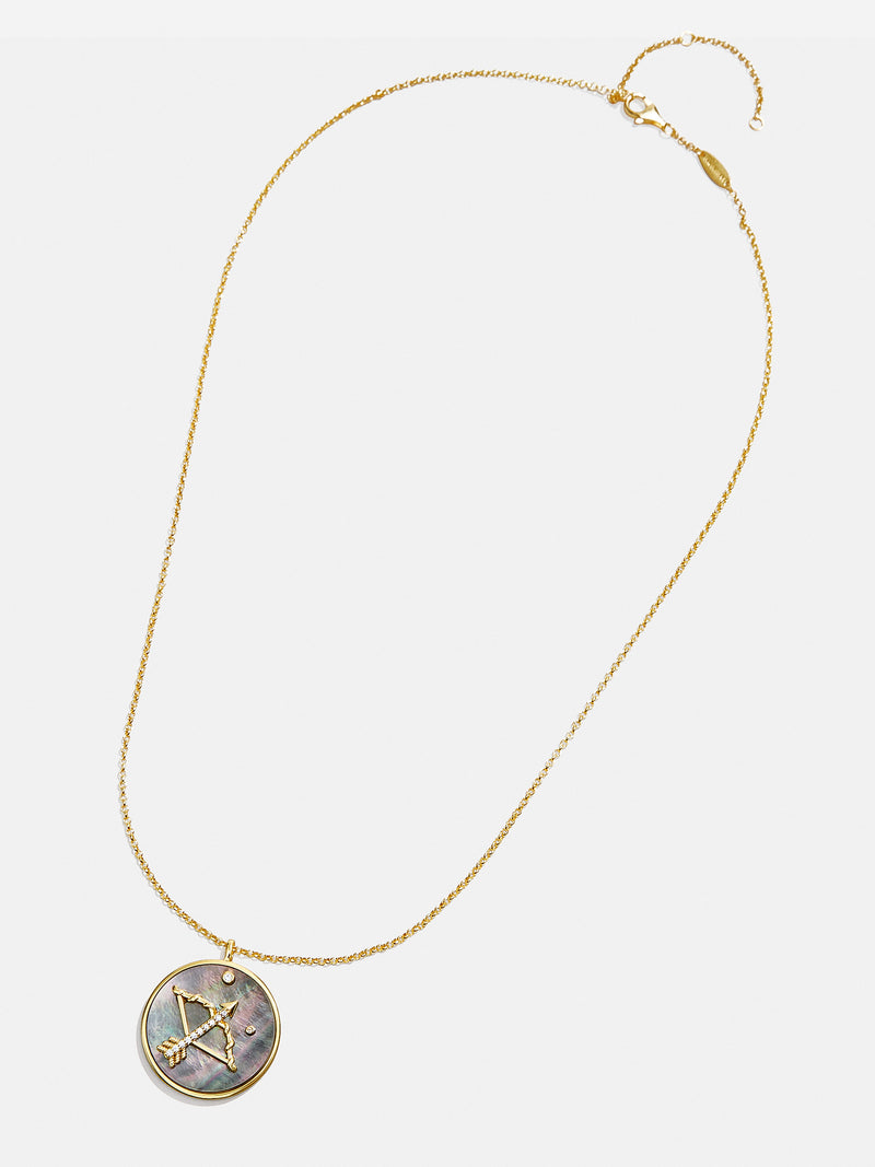 BaubleBar Sagittarius - Reversible, Mother of Pearl and 18K Gold Plated Sterling Silver