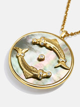 BaubleBar Pisces - 
    Reversible, Mother of Pearl and 18K Gold Plated Sterling Silver
  
