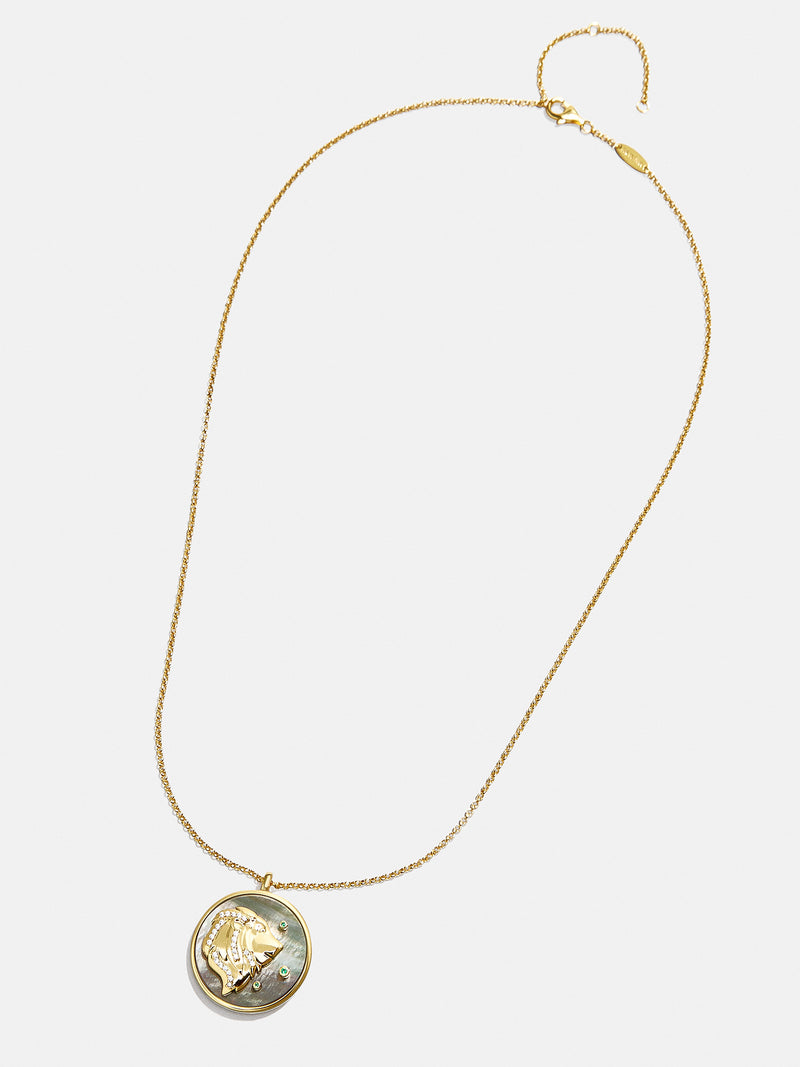 BaubleBar Leo - 
    Reversible, Mother of Pearl and 18K Gold Plated Sterling Silver
  
