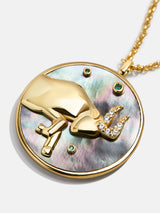 BaubleBar Taurus - 
    Reversible, Mother of Pearl and 18K Gold Plated Sterling Silver
  
