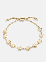 BaubleBar Gold - 
    Heart pull-tie bracelet
  
