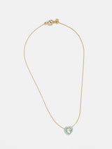 BaubleBar Blue - 
    Kids' heart necklace
  
