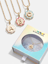 BaubleBar Carolyn Kids' Initial Necklace - Gold - 
    Gold and enamel initial necklace
  
