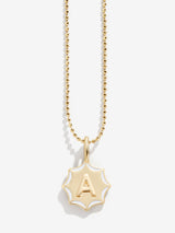 BaubleBar Carolyn Kids' Initial Necklace - Gold - 
    Gold and enamel initial necklace
  
