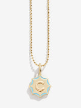BaubleBar Carolyn Kids' Initial Necklace - Gold - 
    Gold and enamel initial necklace
  
