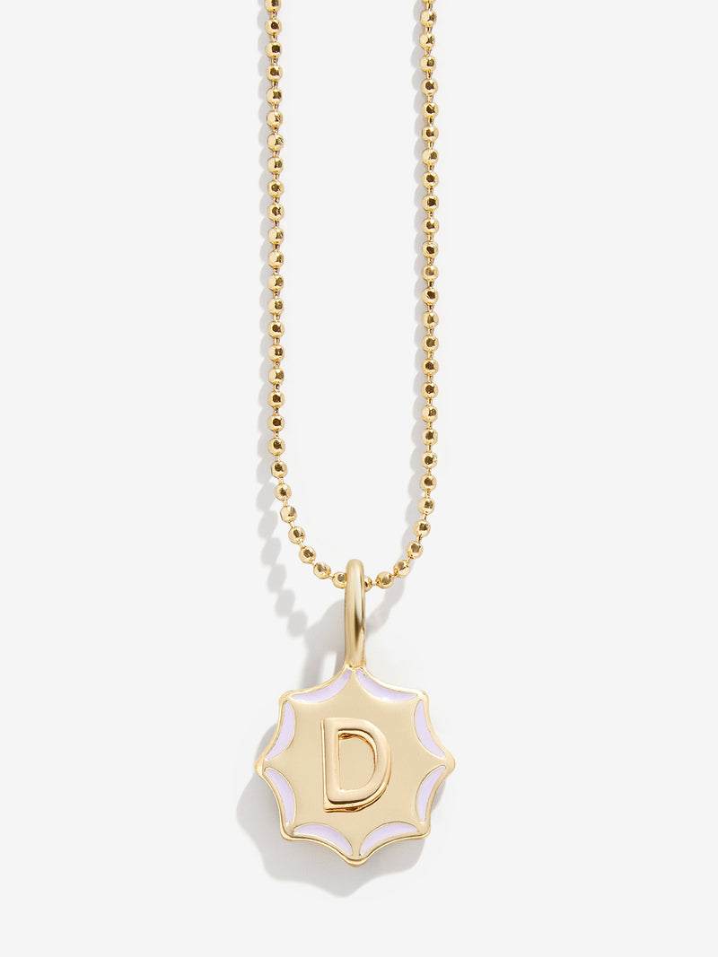 BaubleBar Carolyn Kids' Initial Necklace - Gold - 
    Gold and enamel initial necklace
  
